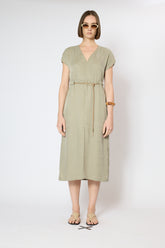 LYOCELL MIDI DRESS